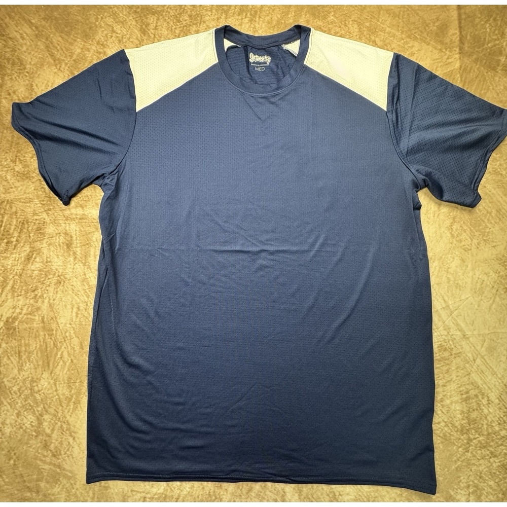Intensity Mens Medium Mesh Athletic Jersey Shirt Blue White NWOT